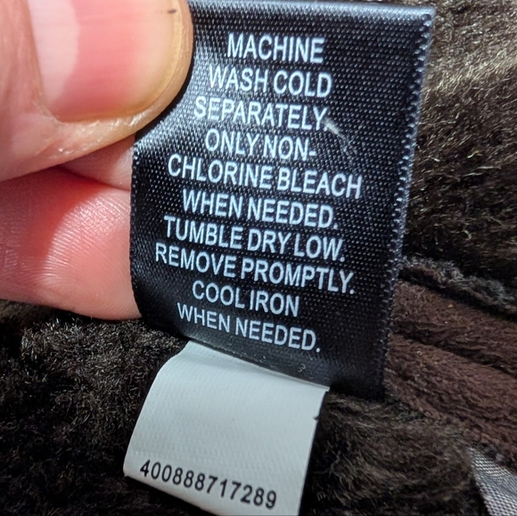 Sonoma Life + Style Women's Brown Suede Winter Jacket with Hood Size Large - Picture 5 of 7